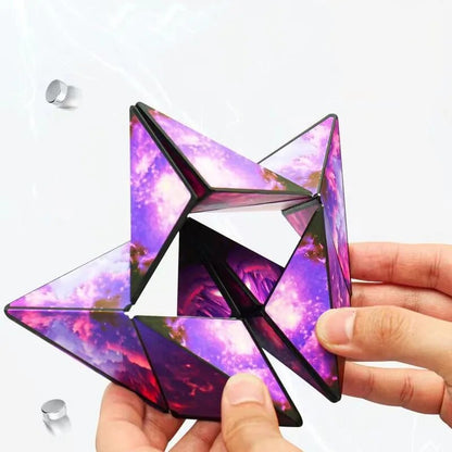 Magnetic Shapeshifting Puzzle Cube