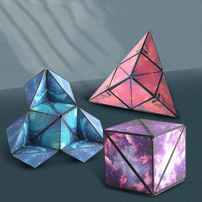 Magnetic Shapeshifting Puzzle Cube